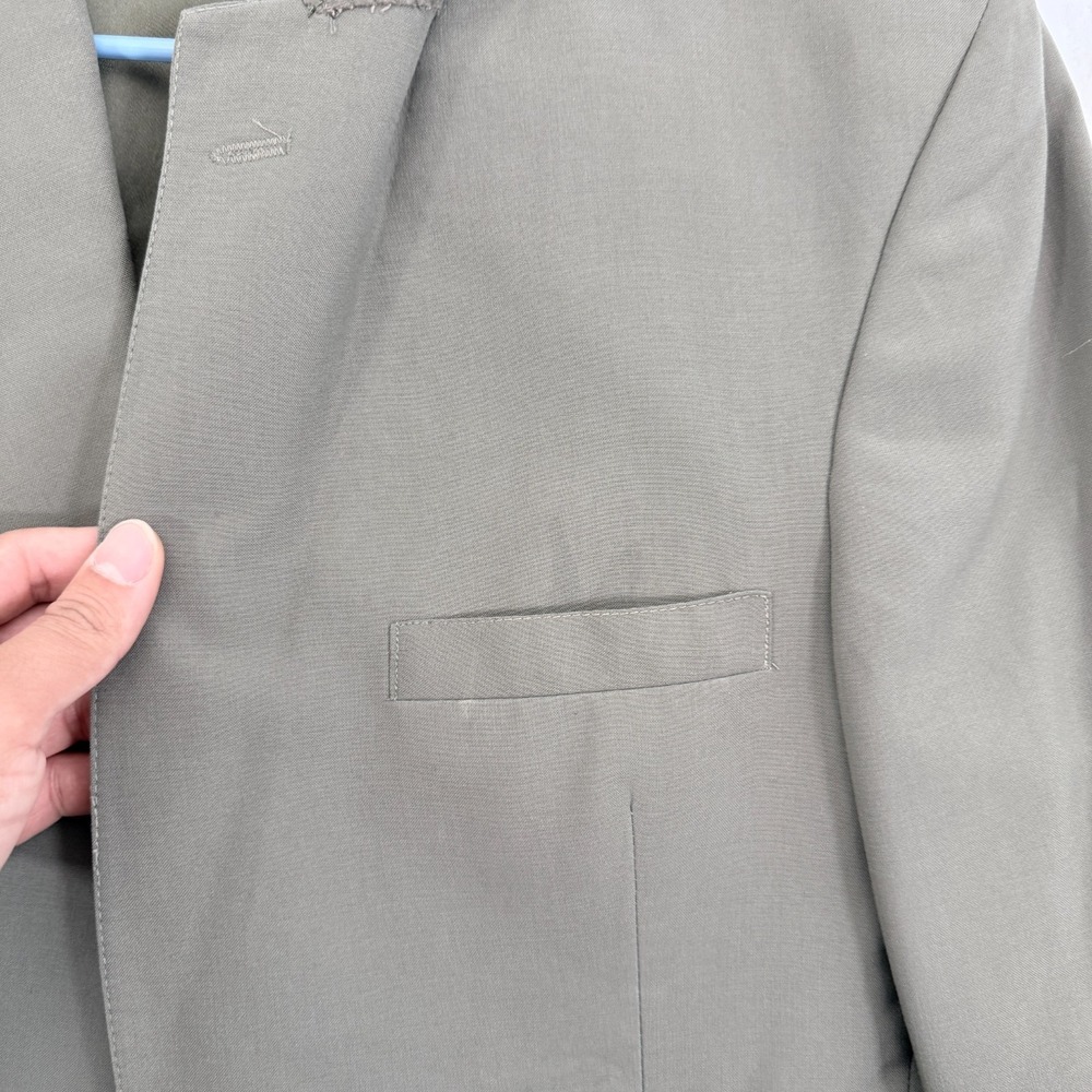 Vintage Brooks Brothers Sport Coat Mens 38 Gray Two Buttons Business Casual - Picture 14 of 14